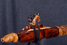 Cocobolo, Wild Native American Flute, Minor, Mid G-4, #S20K
